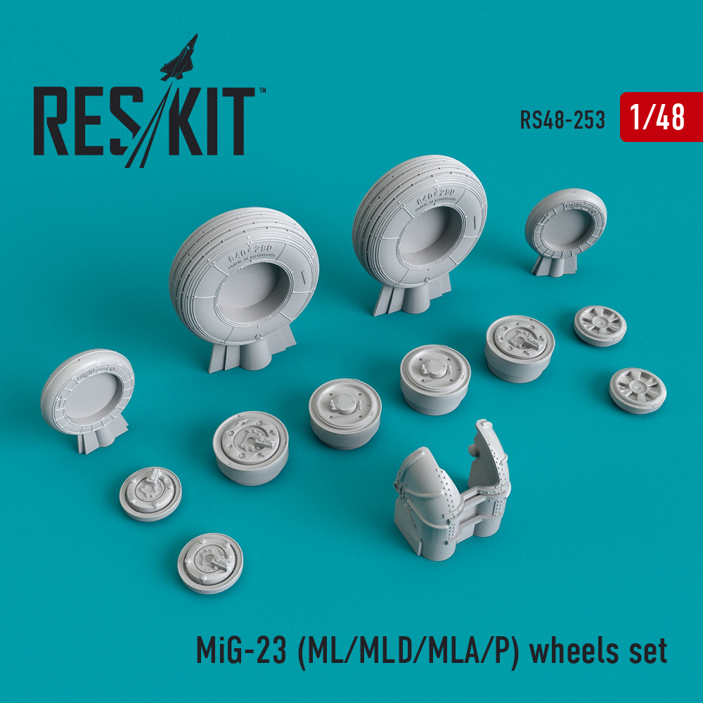 1/48 MiG-23 (ML/MLD/MLA/P) wheels set  (TRUMP)