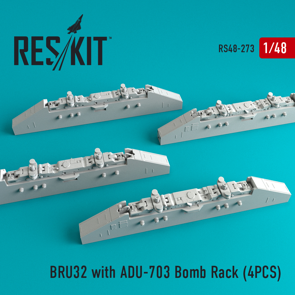 1/48 BRU32 with ADU-703 Bomb Rack (4pcs.)