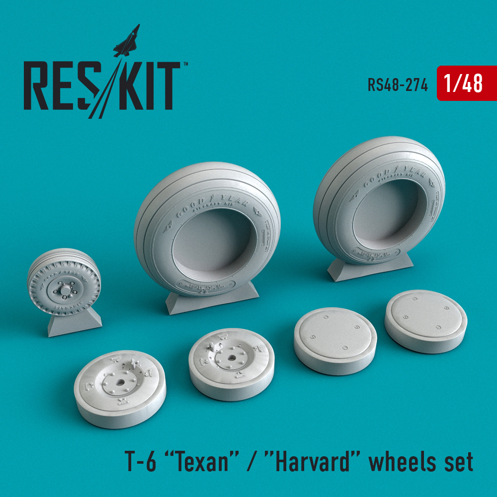 1/48 Texan T-6 wheels (HAS,ITAL,MONO,REV)