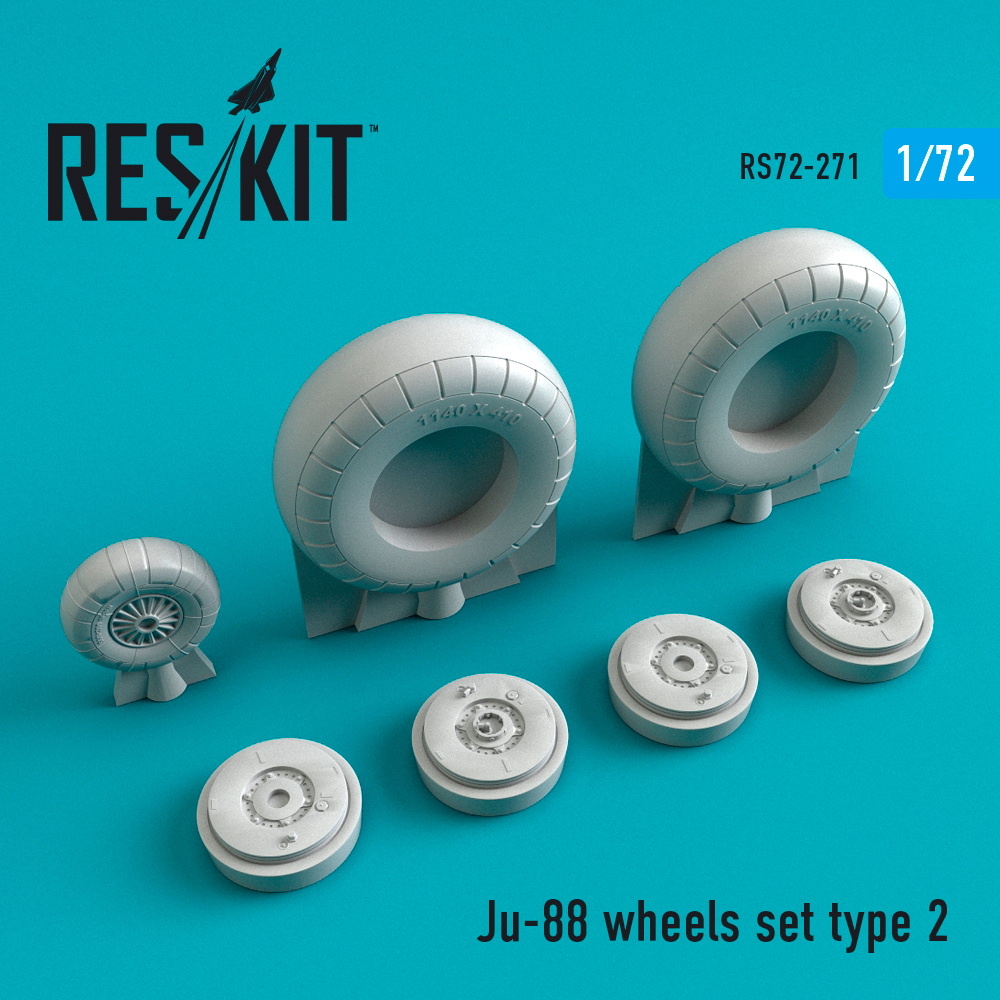 1/72 Ju-88 wheels set type 12