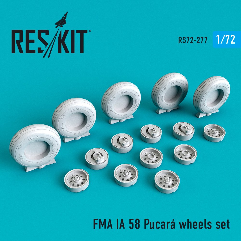 1/72 FMA IA 58 Pucará wheels set