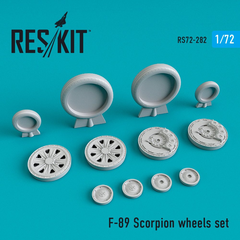 1/72 F-89 Scorpion wheels set