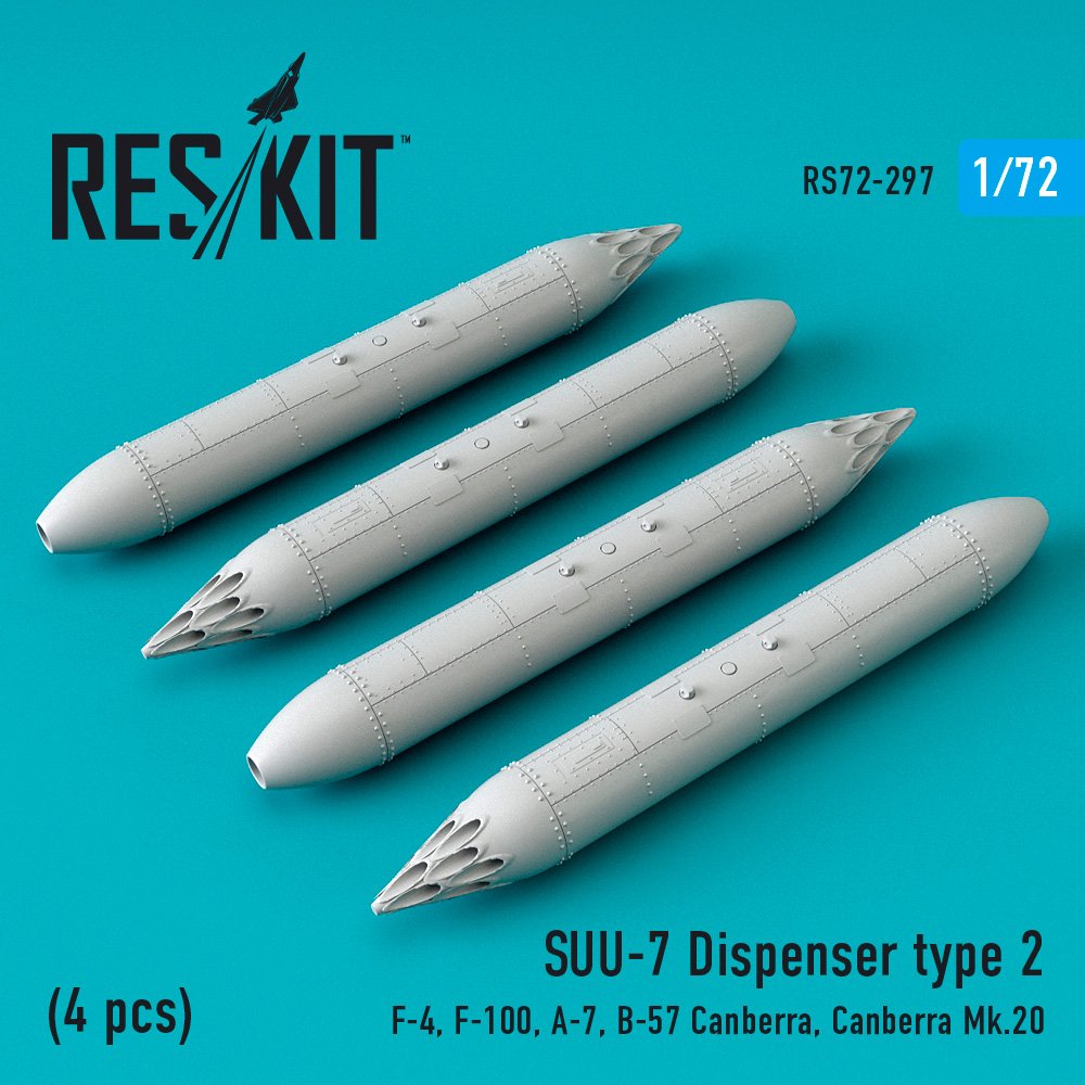 1/72 SUU-7 Dispenser type 2 (4 pcs.)