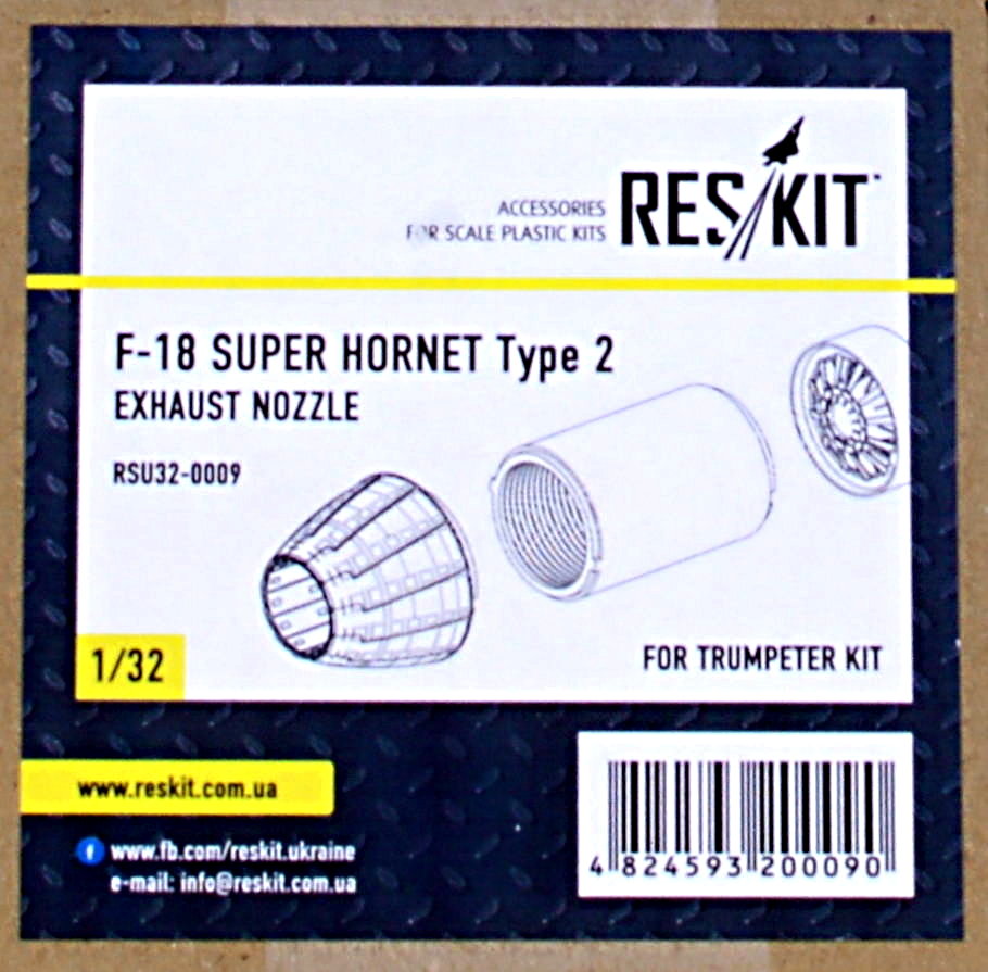 1/32 F-18 (E/G) SUPER HORNET Type 2 exh.nozzles