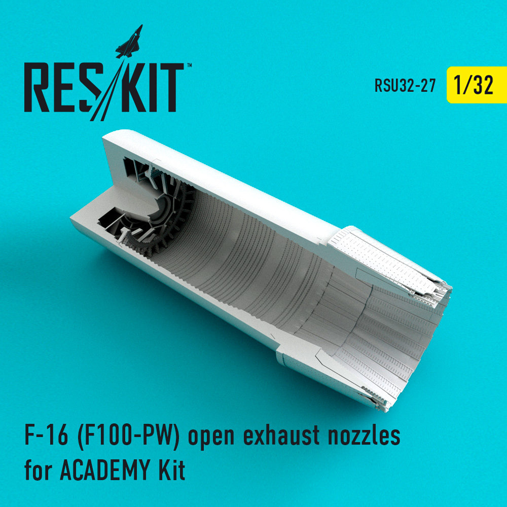 1/32 F-16 (F100-PW) open exhaust nozzles (ACAD)