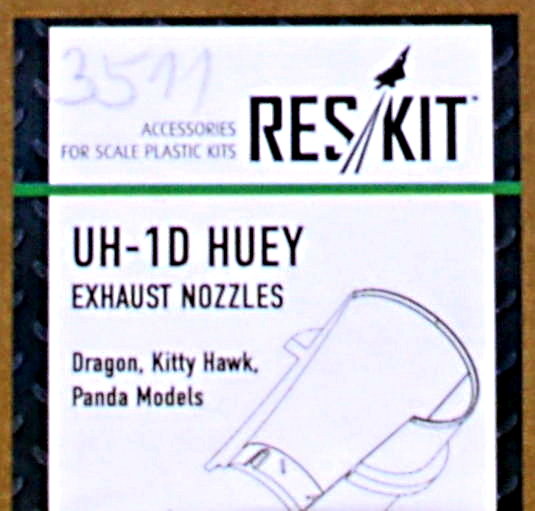 1/35 UH-1D Huey exhaust nozzle (DRAG,KITTYH,PANDA)