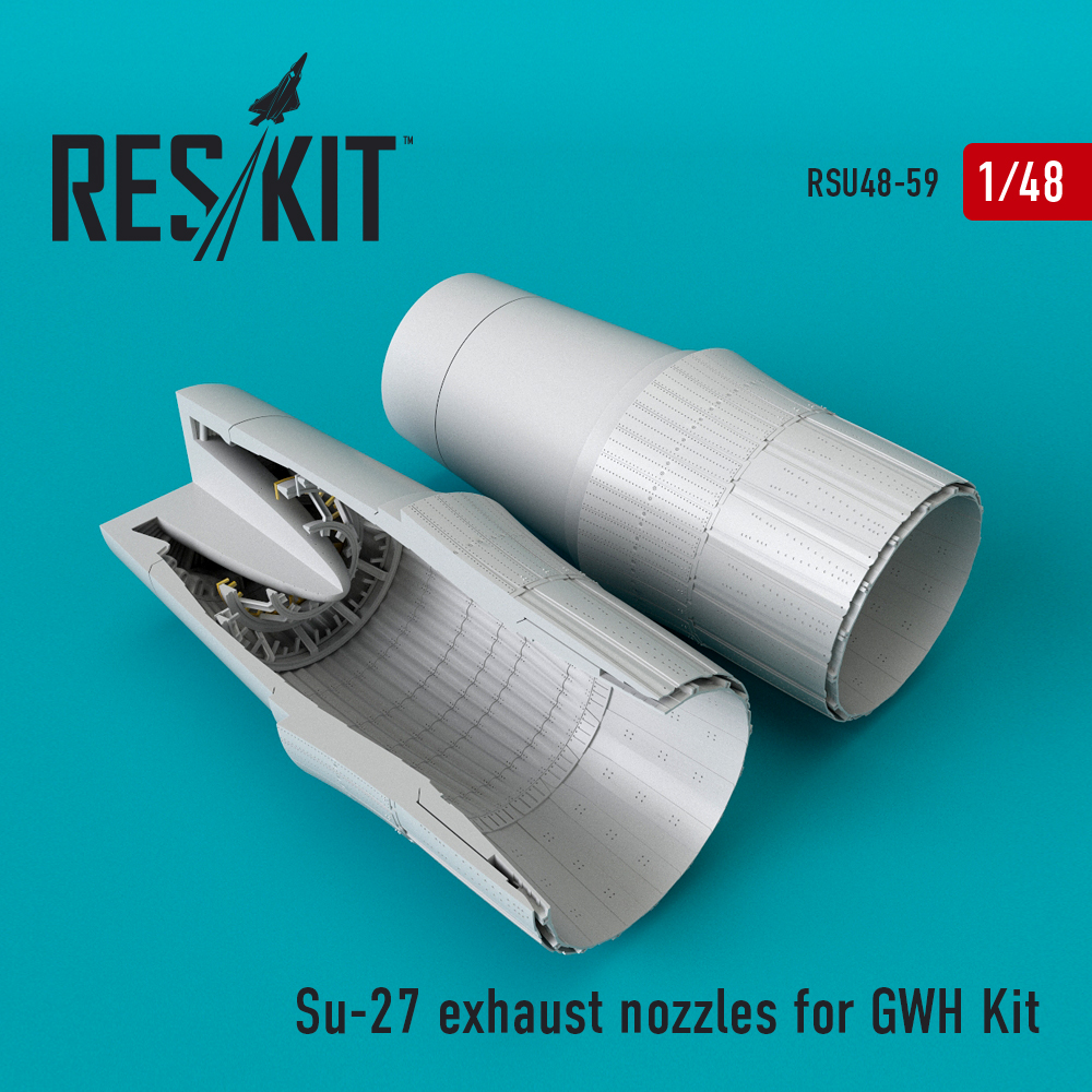 1/48 Su-27 exhaust nozzles (GWH)