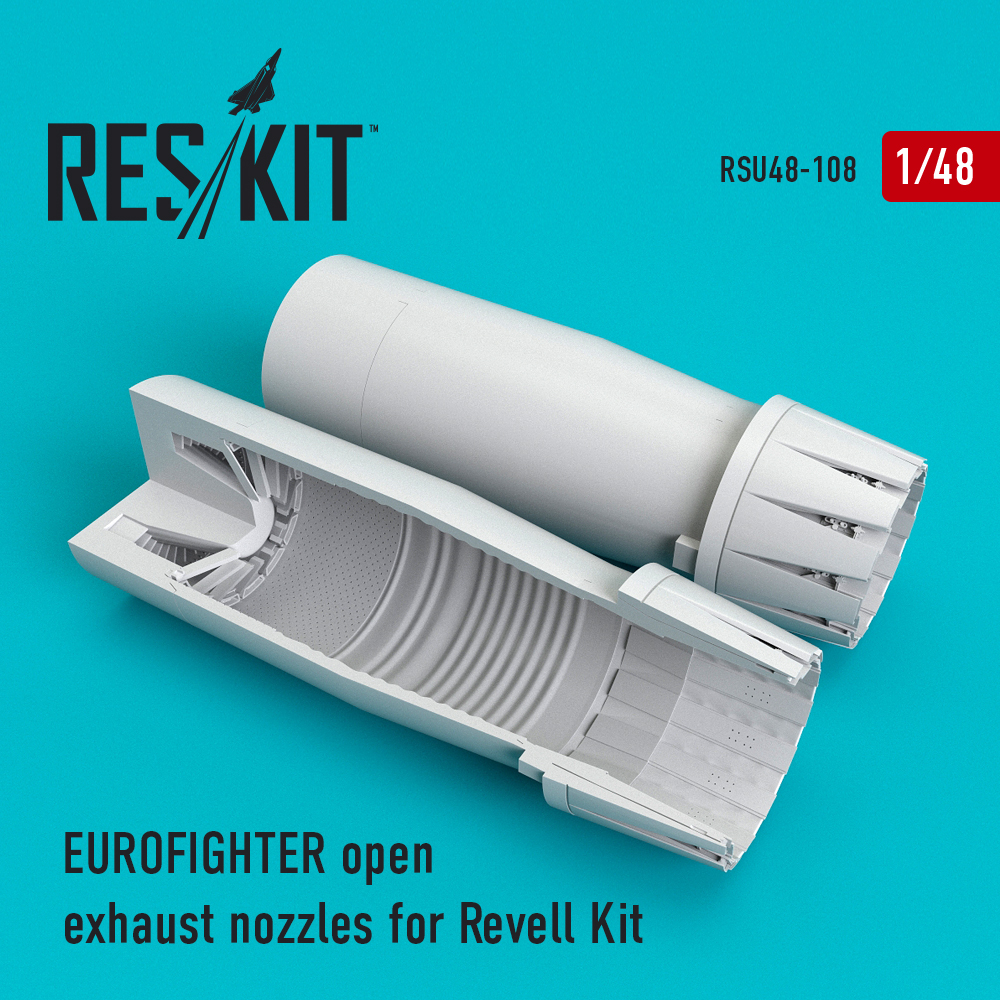 1/48 Eurofighter open exhaust nozzles (REV)