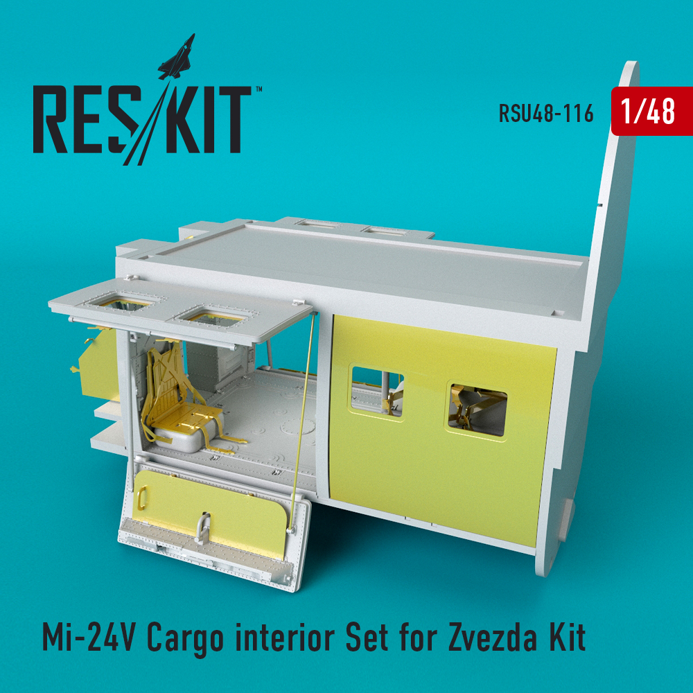 1/48 Mi-24 (V) Cargo interior Set (ZVE)