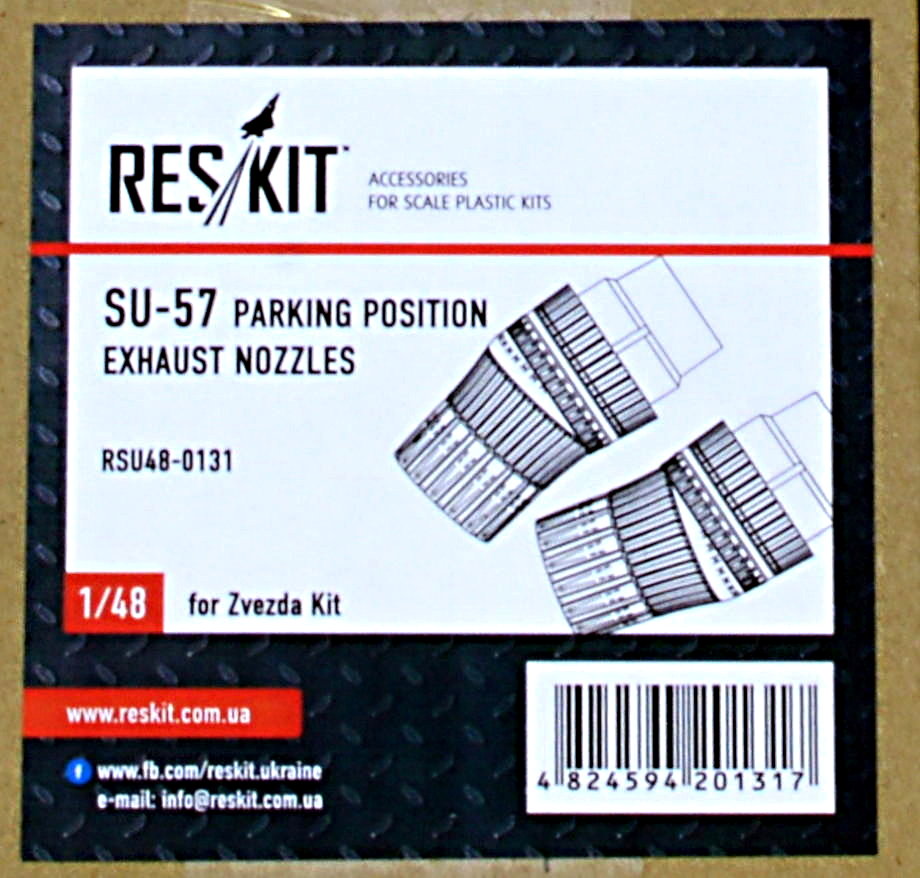 1/48 Su-57 parking position exh.nozzles (ZVE)