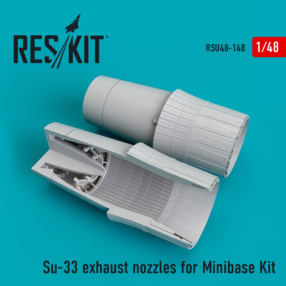 1/48 Su-33 exhaust nozzles (MINIBASE)