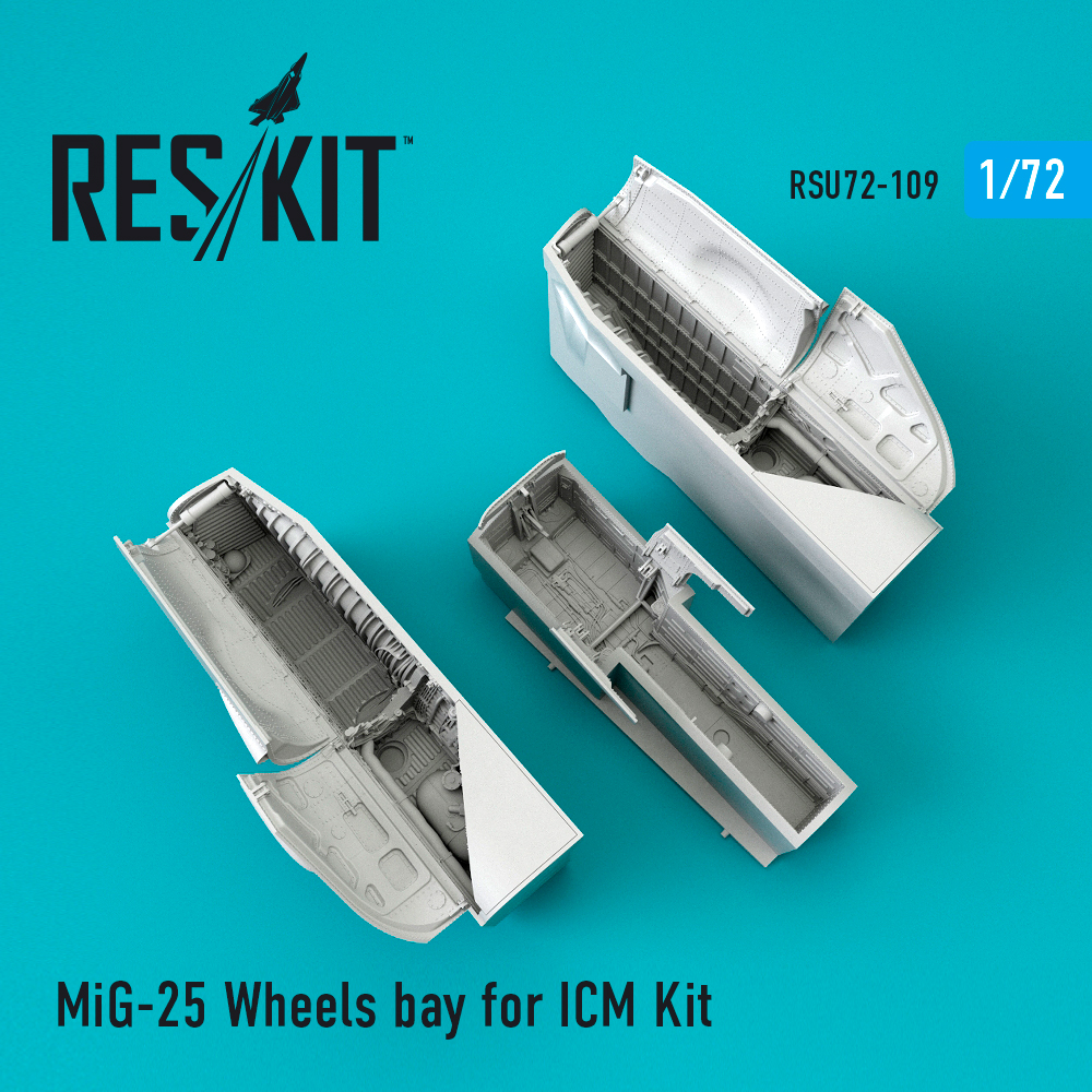 1/72 MiG-25 Wheels bay (ICM)