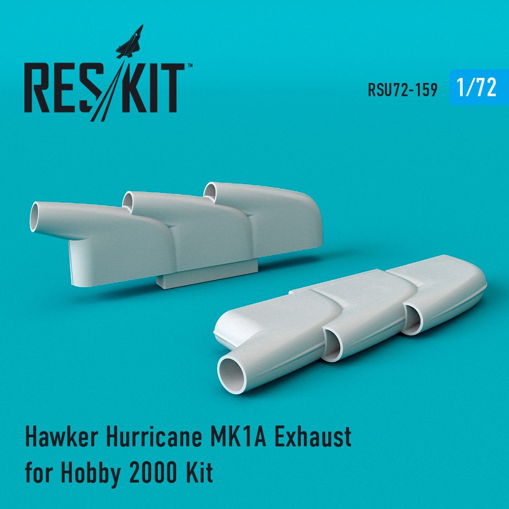 1/72 Hawker Hurricane MK1A Exhaust (H.2000)