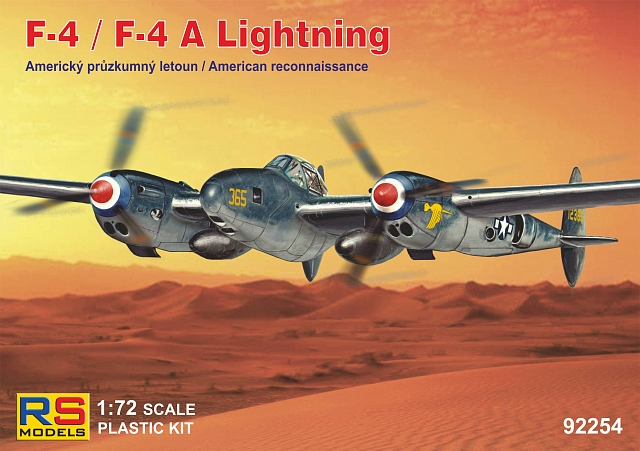 1/72 F-4/F-4A Lightning Reconn.Plane (5x camo)