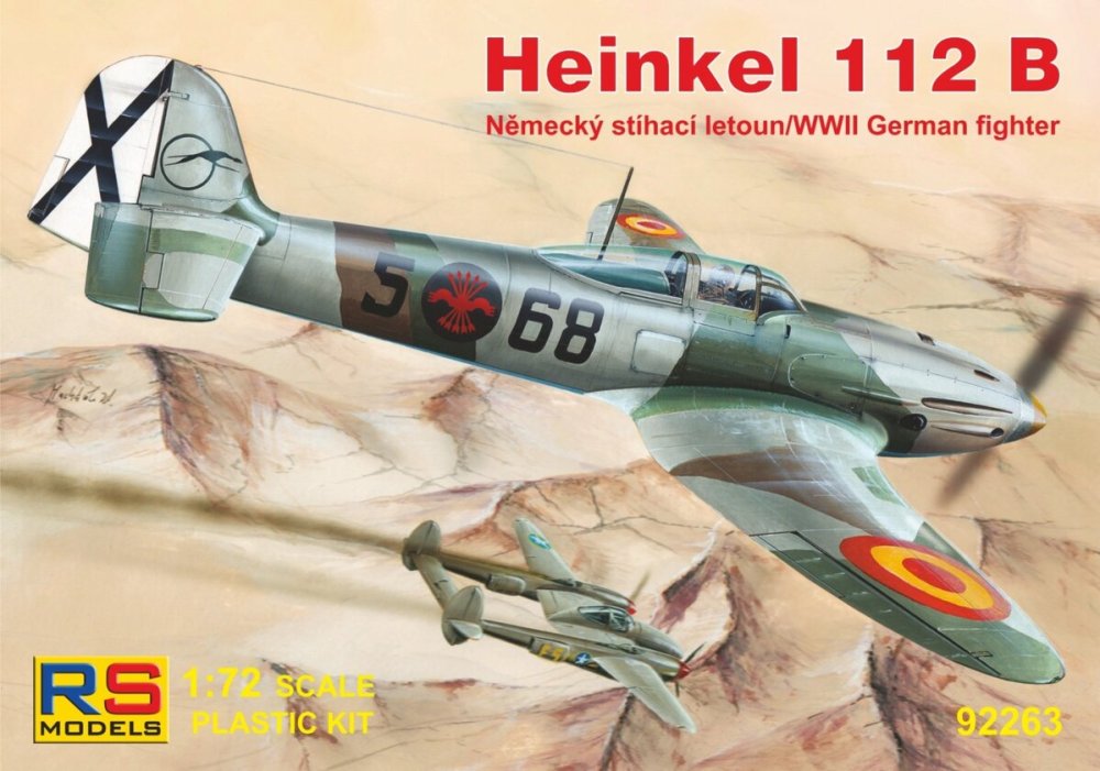 1/72 Heinkel He 112B (3x Spanish camo)