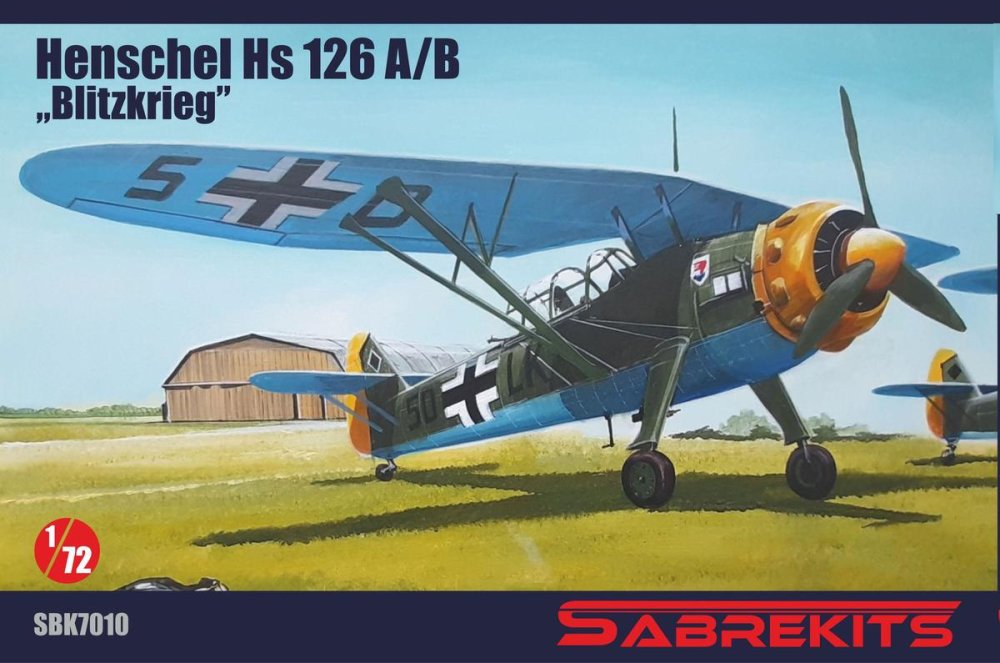 1/72 Henschel Hs 126A/B Blitzkrieg (3x camo)