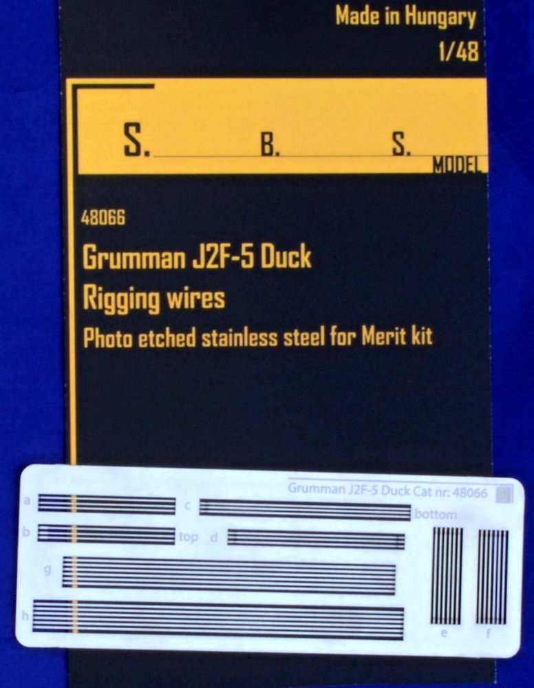 1/48 Grumman J2F-5 Duck Rigging wires (MERIT)