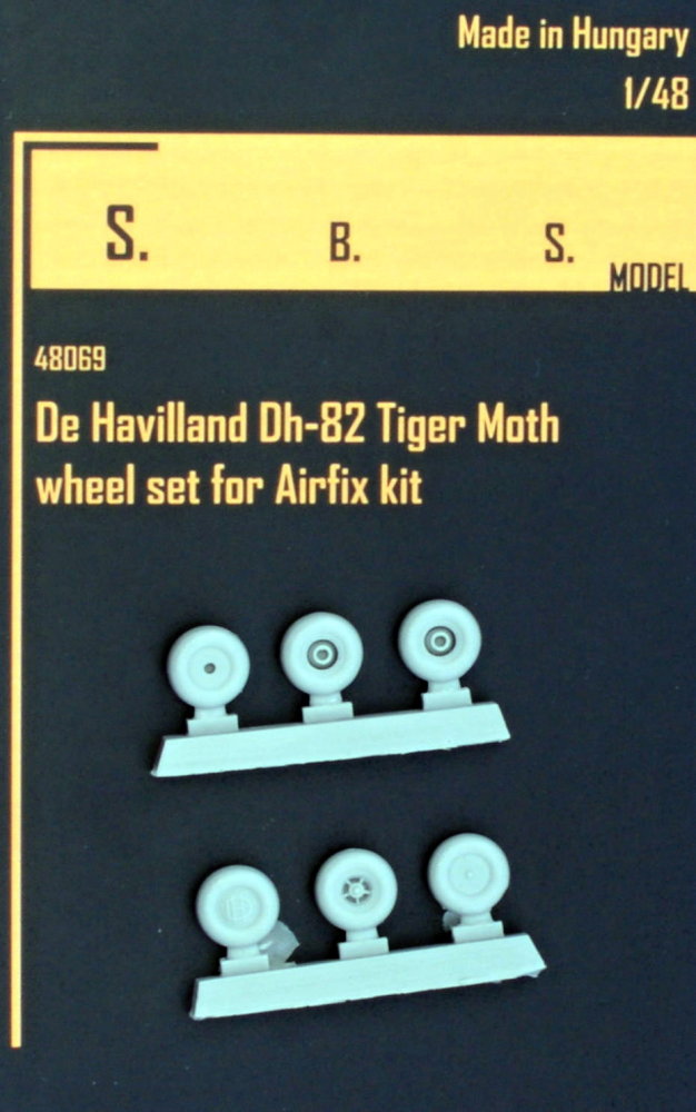 1/48 DH-82 Tiger Moth - wheel set (AIRFIX)