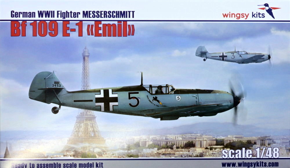 1/48 Messerschmitt Bf 109 E-1 German WWII Fighter
