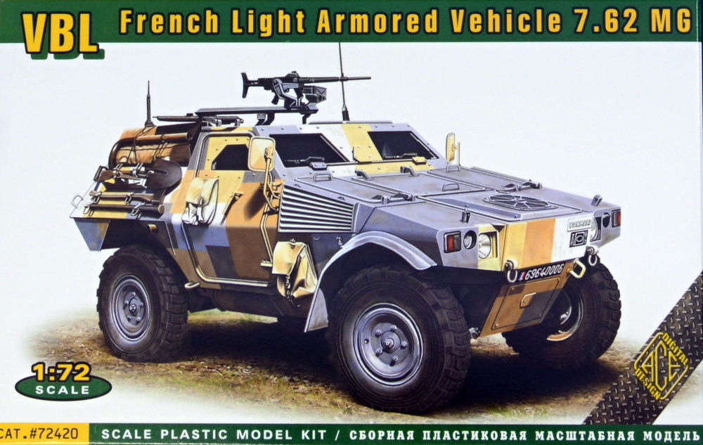 1/72 VBL French Light Armored Vehicle 7.62 MG