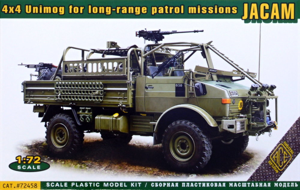 1/72 JACAM 4x4 Unimog long-range patrol missions