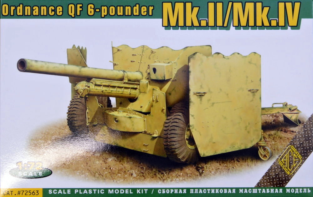 1/72 Ordnance QF 6-pounder Mk.II/Mk.IV
