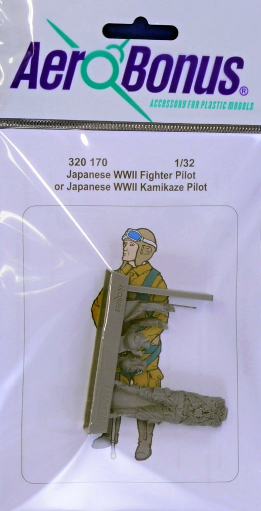 1/32 Japanese WWII Fighter or Kamikaze Pilot