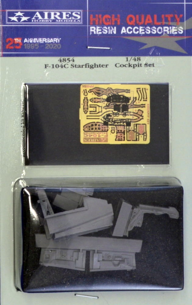 1/48 F-104C Starfighter cockpit set (KIN)