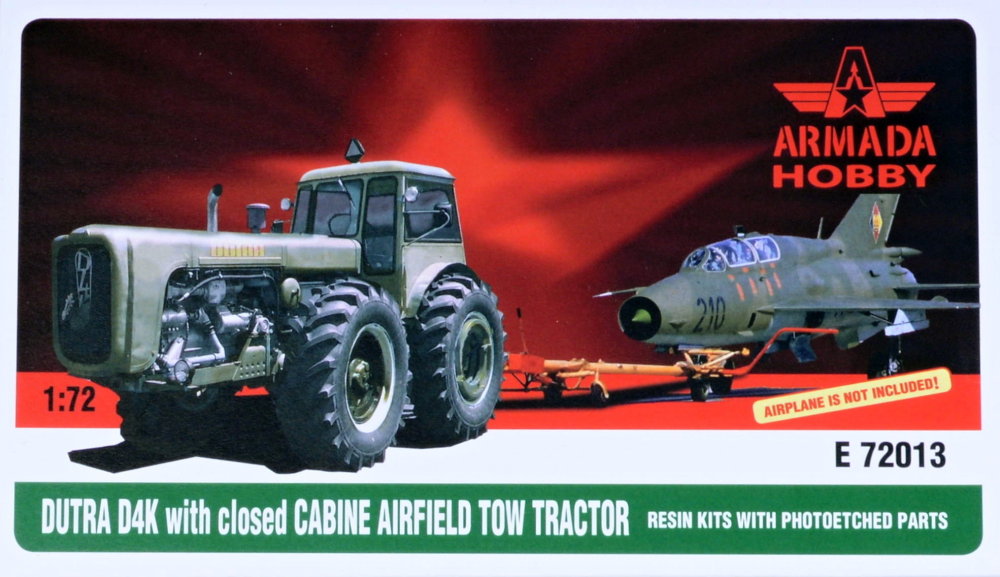 1/72 DUTRA D4K w/ closed cab. Airfield Tow Tractor