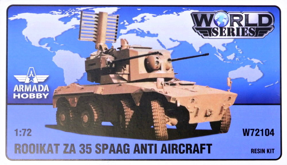 1/72 ROOIKAT ZA 35 SPAAG Anti-Aircraft (resin kit)