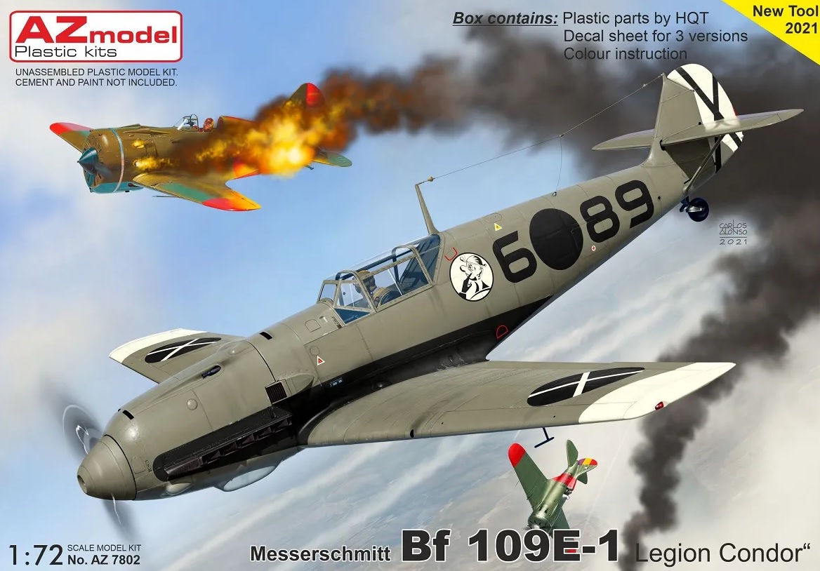 1/72 Bf 109E-1 'Legion Condor' (3x camo)