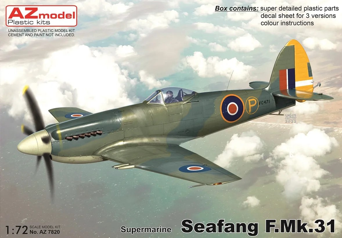 1/72 Supermarine Seafang F.Mk.31 (3x camo)