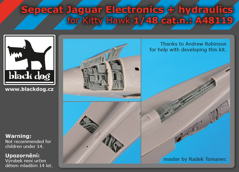 1/48 Sepecat Jaguar electronics+hydraulics (KITTY)