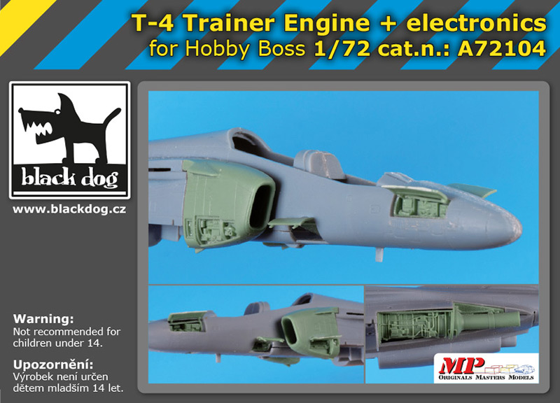 1/72 T-4 Trainer engine+electronic (HOBBYB)