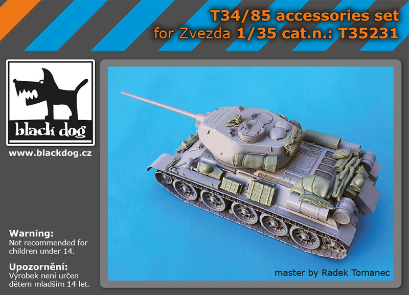 1/35 T-34/85 accessories set (ZVE)