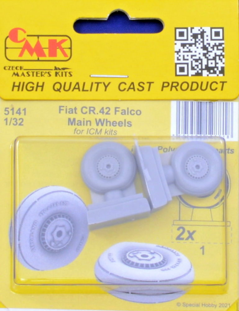 1/32 Fiat CR.42 Falco - Main Wheels (ICM)