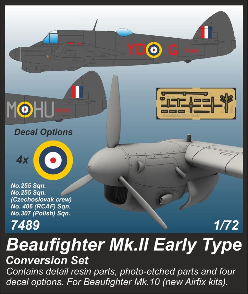 1/72 Beaufighter Mk.II Early Type Conv.Set (AIRF)