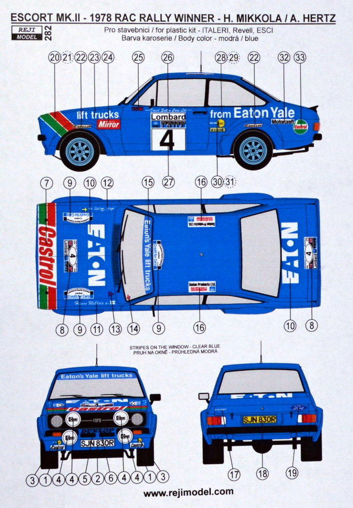 1/24 Ford Escort Mk.II - RAC Rally Winner 1978