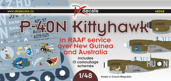 1/48 P-40N Kittyhawk in RAAF o. N.Guinea&Australia