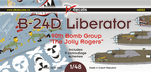 1/48 B-24D Liberator 'The Jolly Rogers' (9x camo)