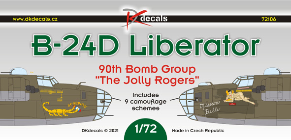 1/72 B-24D Liberator 'The Jolly Rogers' (10x camo)