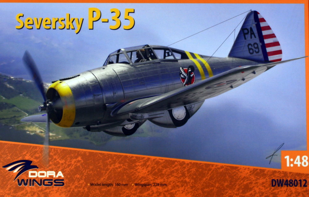 1/48 Seversky P-35 (4x camo)