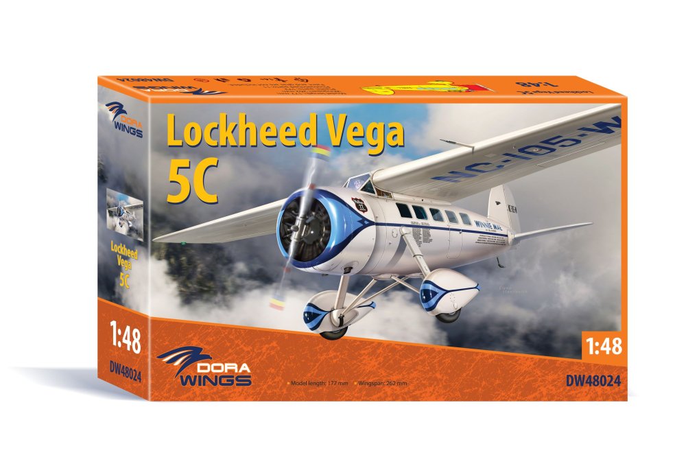 1/48 Lockheed Vega 5C (4x camo)