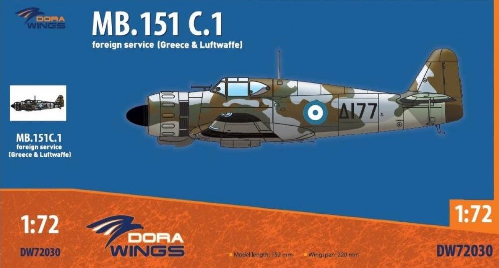 1/72 Bloch MB.151 C.1 Foreign service (4x camo)
