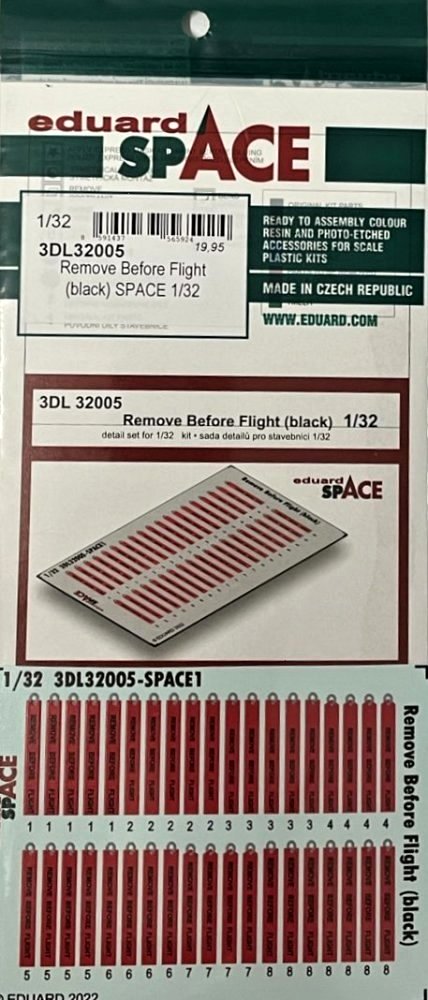 1/32 Remove Before Flight (black) SPACE