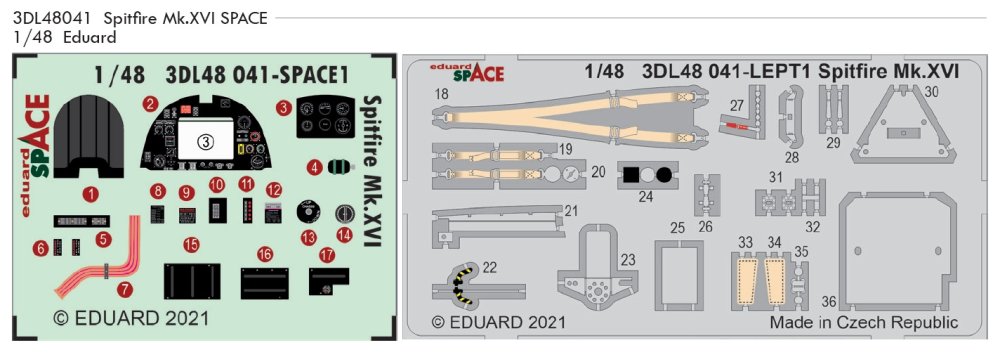 1/48 Spitfire Mk.XVI SPACE (EDU)