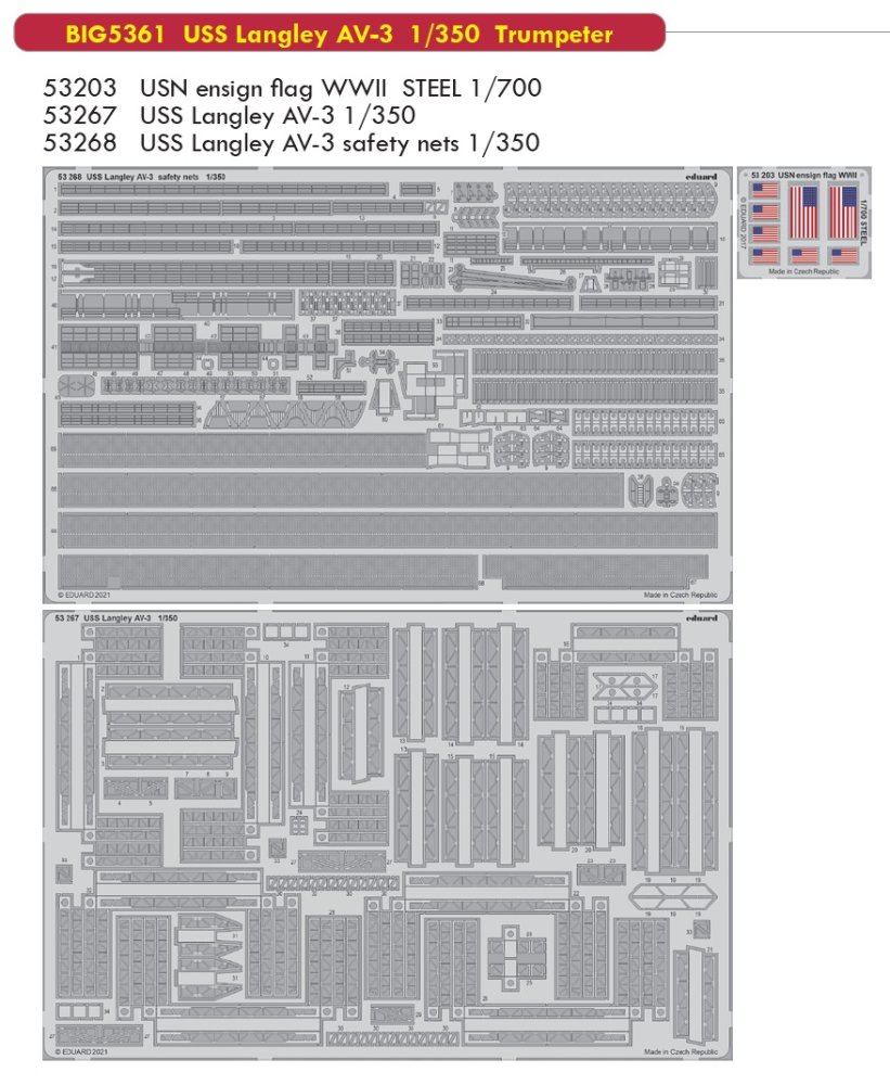 1/350 USS Langley AV-3 (TRUMP)
