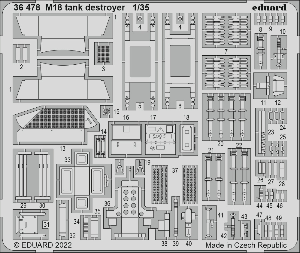 SET M18 tank destroyer (TAM)