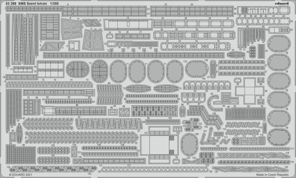 SET 1/350 SMS Szent István (TRUMP)