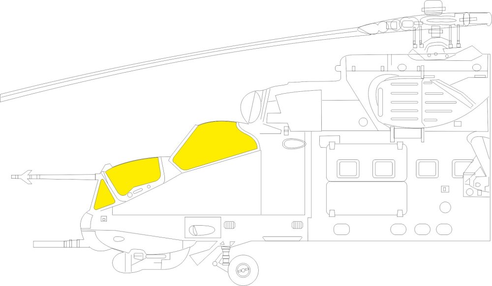 Mask 1/48 Mi-24P (ZVE)